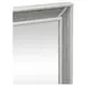Reflections Pearl White and Rhinestone Lighted Rectangular Mirror