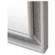 Reflections Pearl White and Rhinestone Lighted Rectangular Mirror