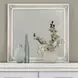 Reflections Pearl White and Rhinestone Lighted Rectangular Mirror