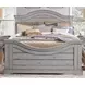 Stonebrook Light Distressed Antique Gray King Panel Bed