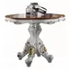Picardy Antique Pearl and Cherry Oak 48" Round Counter Height Dining Table