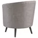 Zanzibar Sandstone Upholstered Torrington Swivel Accent Chair