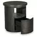 Saddlewood Coffee Bean Round End Table