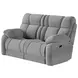 Wild Card Bahari Platinum 68" Reclining Loveseat