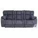 Wild Card Brady Charcoal Power Headrest Zero Gravity Reclining 92" Sofa with USB ports