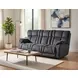 Wild Card Charcoal 92" Power Reclining Sofa With Power Headrest