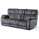 Wild Card Brady Charcoal Power Headrest Zero Gravity Reclining 92" Sofa with USB ports