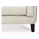 Kona White Leather 4 Piece Modular Sectional