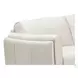 Kona White Leather 4 Piece Modular Sectional
