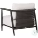 Muros Palazzo Cream Lounge Chair With Black Base