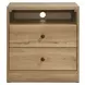 Vega Natural Oak Melamine Bookcase Youth Bedroom Set