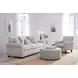 Laredo Stone Beige and Light Gray Performance Fabric Upholstered Accent Chair