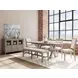 Bennett Frosted Gray 90" Extendable Rectangular Dining Table