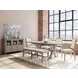 Bennett Frosted Gray 90" Extendable Rectangular Dining Table