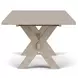 Bennett Frosted Gray 90" Extendable Rectangular Dining Table
