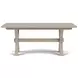 Bennett Frosted Gray 90" Extendable Rectangular Dining Table