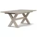Bennett Frosted Gray 90" Extendable Rectangular Dining Table