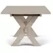 Bennett Frosted Gray 90" Extendable Rectangular Dining Table