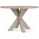Bennett Frosted Gray 48" Round Dining Table
