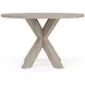 Bennett Frosted Gray 48" Round Dining Table