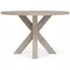 Bennett Frosted Gray Round Dining Room Set