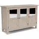 Bennett Frosted Gray Extendable Rectangular Dining Room Set
