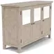 Bennett Frosted Gray 3 Door Buffet