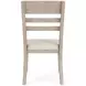 Bennett Beige Upholstered Ladder Back Side Chair Set of 2