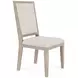 Bennett Beige Upholstered Side Chair Set of 2