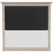 Bennett Frosted Gray Rectangular Dresser Mirror