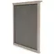 Bennett Frosted Gray Rectangular Dresser Mirror
