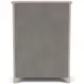 Bennett Frosted Gray 5 Drawer Chest