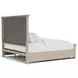 Bennett Frosted Gray Queen Panel Bed