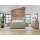 Bennett Frosted Gray King Storage Panel Bed