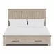 Bennett Frosted Gray King Storage Panel Bed