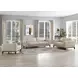 Axton Natural Leather Living Room Set
