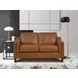Isla Cognac Leather 60" Loveseat