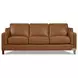 Isla Cognac Top Grain Leather Sofa