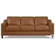 Isla Cognac Leather Living Room Set