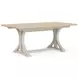 Glenndale Aged White and Wheat Extendable Rectangular Dining Room Set