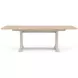 Glenndale Aged White and Wheat Extendable Rectangular Dining Room Set