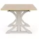 Glenndale Aged White and Wheat 90" Extendable Rectangular Dining Table