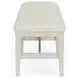 Glenndale Cream Upholstered Dining Bench