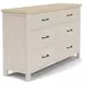 Glenndale Aged White Panel Bedroom Set