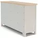 Glenndale Aged White and Wheat 6 Drawer Dresser