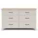 Glenndale Aged White Panel Bedroom Set