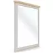 Glenndale Aged White Rectangular Dresser Mirror