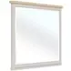 Glenndale Aged White Rectangular Dresser Mirror