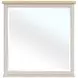 Glenndale Aged White Rectangular Dresser Mirror