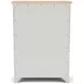 Glenndale Aged White and Wheat 5 Drawer Chest